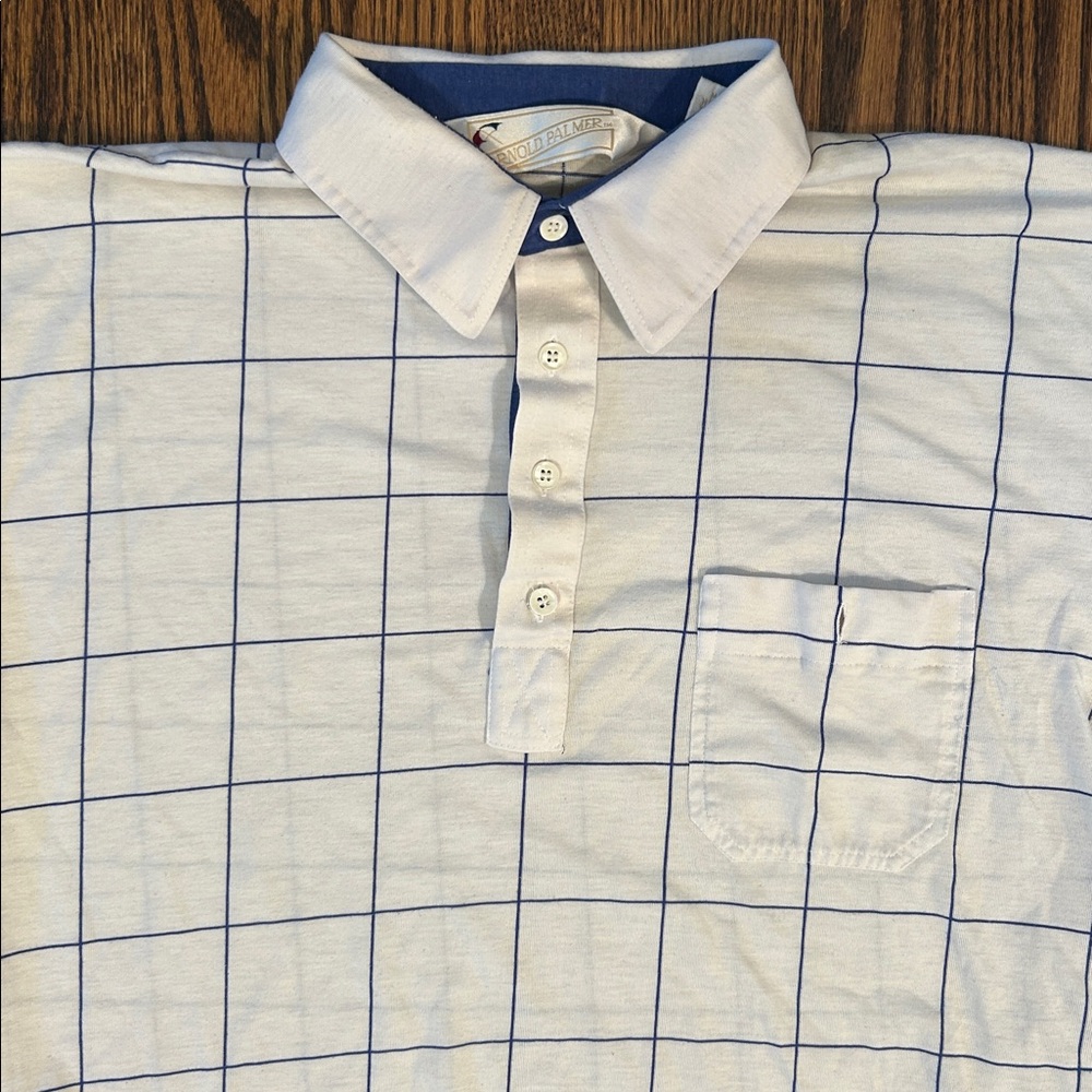 Vintage 90s Geometric Polo Shirt - Picture 2 of 8